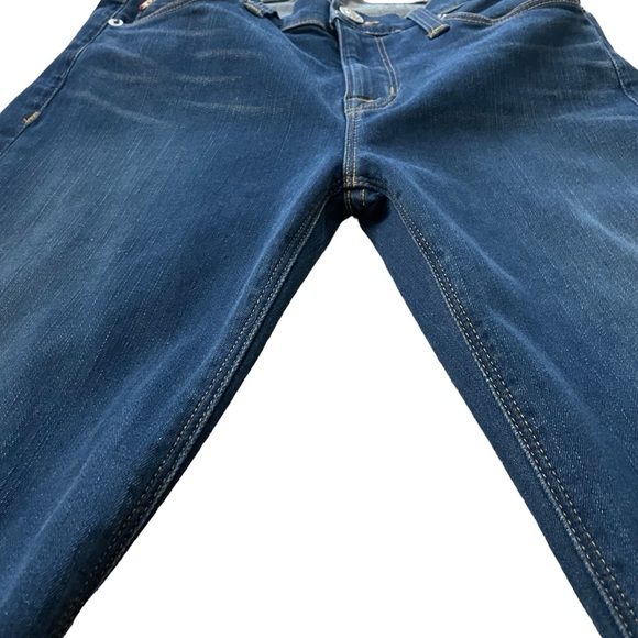 Hudson Love Midrise Bootcut Jeans Women’s Size 26 Dark Blue Denim Soft - Picture 8 of 12